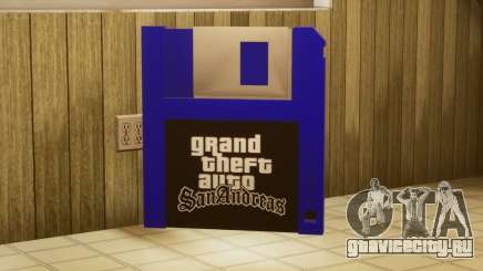 HQ Floppy Save Disk для GTA San Andreas Definitive Edition