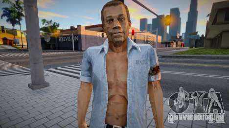 Samuel (injured) - RE Outbreak Civilians Skin для GTA San Andreas