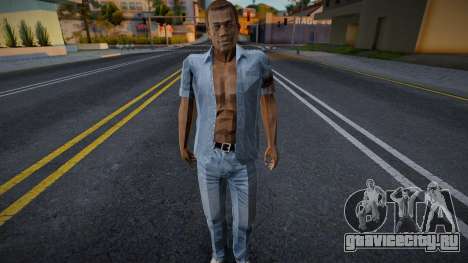 Samuel (zombie) - RE Outbreak Civilians Skin для GTA San Andreas
