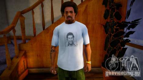 Pablo Escobar Mugshot T-Shirt для GTA San Andreas