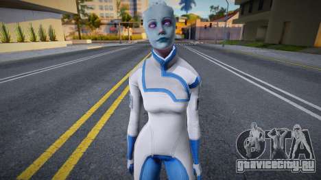 Лиара ТСони в униформе учёных из Mass Effect для GTA San Andreas