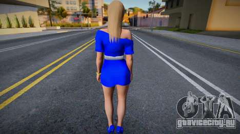 Kasumi Blue Dress для GTA San Andreas