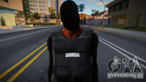 Kanye West Donda Outfit (Mask) для GTA San Andreas