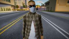 Hmycr в защитной маске для GTA San Andreas