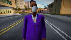 Jizzy в защитной маске для GTA San Andreas