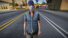 Dwmolc1 в защитной маске для GTA San Andreas