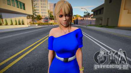 Kasumi Blue Dress для GTA San Andreas