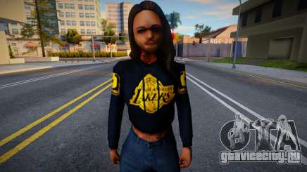 Mexican Girl clothes LAKERS для GTA San Andreas