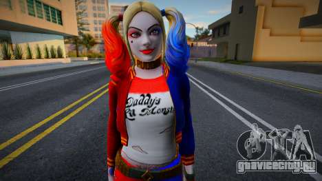 Harley Quinn De Calças для GTA San Andreas