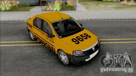 Dacia Logan Speed Taxi для GTA San Andreas