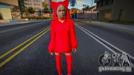 Девушка в красном костюме для GTA San Andreas