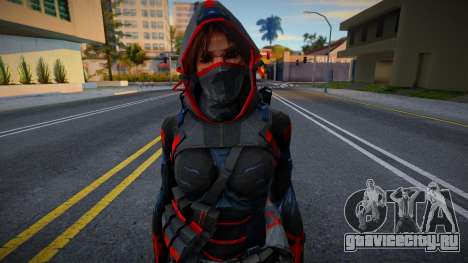 Nano Sniper Girl Skin для GTA San Andreas