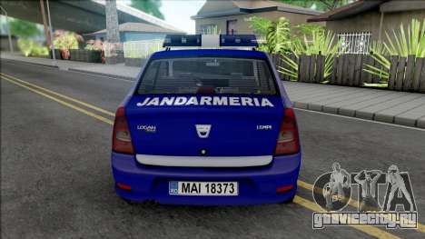 Dacia Logan Jandarmeria для GTA San Andreas