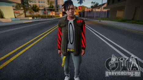 Молодой парень в модном наряде для GTA San Andreas