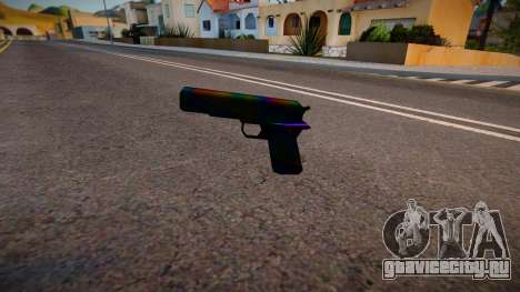 Iridescent Chrome Weapon - Colt45 для GTA San Andreas