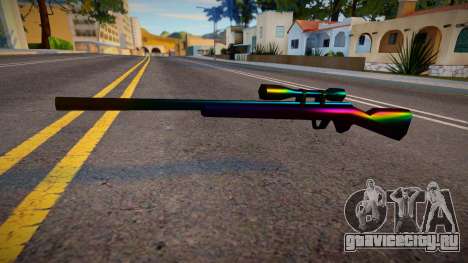 Iridescent Chrome Weapon - Sniper для GTA San Andreas