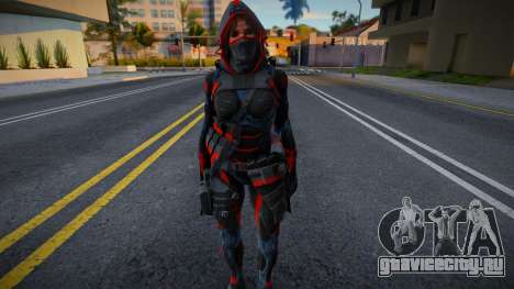 Nano Sniper Girl Skin для GTA San Andreas