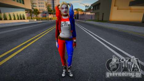 Harley Quinn De Calças для GTA San Andreas