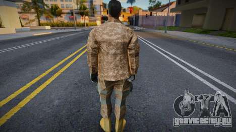 Военный без снаряжения для GTA San Andreas