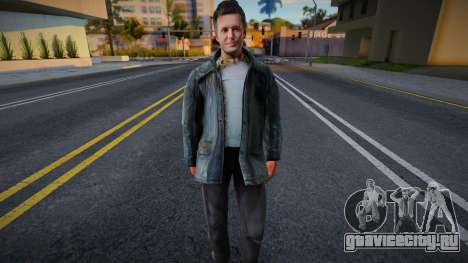 Remastered Max Payne Skin (Sam Lake from Max Pay для GTA San Andreas