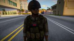Американский военный для GTA San Andreas