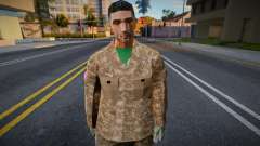 Военный без снаряжения для GTA San Andreas