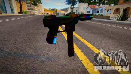 Iridescent Chrome Weapon - Tec9 для GTA San Andreas