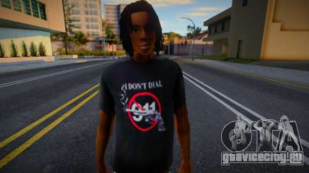 Парень в модной футболке 4 для GTA San Andreas