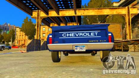 Chevrolet C-10 1970 Stepside для GTA 4