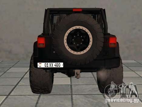 Jeep Wrangler 2012 Rubicon AM Plates для GTA San Andreas