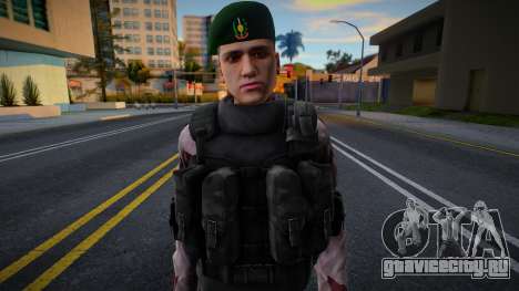 Peruvian Soldier для GTA San Andreas