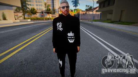 Black Gang Skin для GTA San Andreas