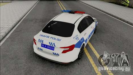 Fiat Egea Trafik Polisi для GTA San Andreas