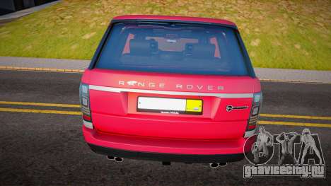 Range Rover SVA (Nevada) для GTA San Andreas