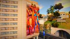 Street Fighter - R-MIKA Mural для GTA San Andreas