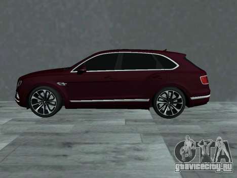 Bentley Bentayga AM Plates для GTA San Andreas