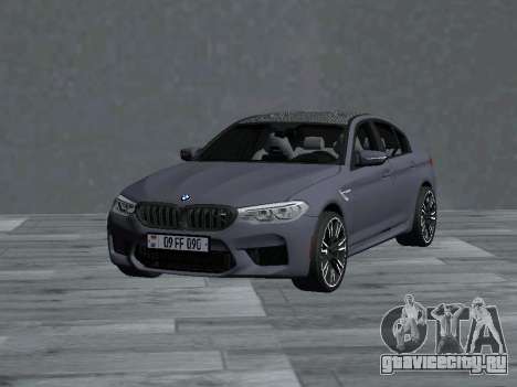 BMW M5 F90 AM Plates для GTA San Andreas