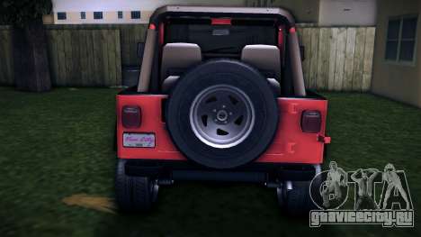 Jeep Wrangler (Armin) для GTA Vice City