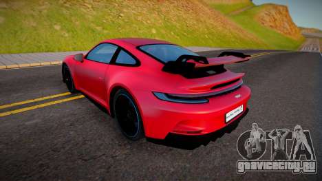 Porsche 911 GT3 2022 для GTA San Andreas