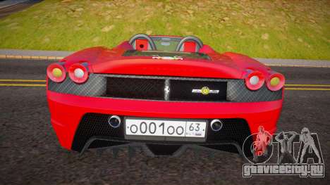 Ferrari F430 Scuderia Spider (Bunny) для GTA San Andreas