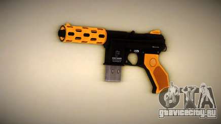 GTA V Vom Feuer Machine Pistol (Orange) для GTA Vice City