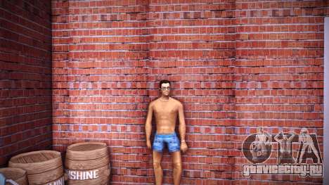 Томми в пляжных шортах для GTA Vice City