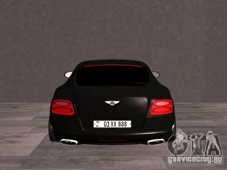 Bentley Continental GT Tinted для GTA San Andreas