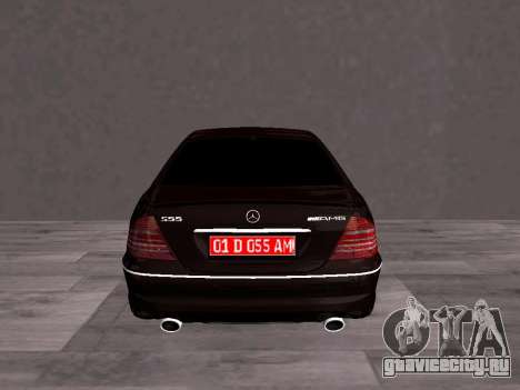 Mercedes Benz S65 AMG (W220) для GTA San Andreas