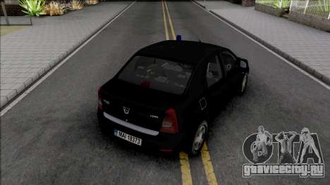 Dacia Logan 2008 Politia Unmarked для GTA San Andreas
