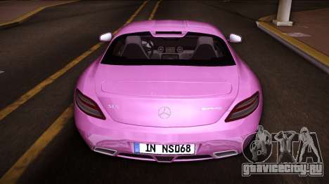 Mercedes-Benz SLS AMG (DE Plate) для GTA Vice City