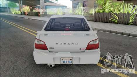 Subaru Impreza WRX STI 2001 (SA Style) для GTA San Andreas