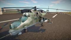 Mi-35 Hind (with Woodland camouflage)