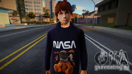 Whiteboy in NASA Hoodie для GTA San Andreas