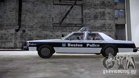Ford LTD Crown Victoria 1987 Boston Police для GTA 4